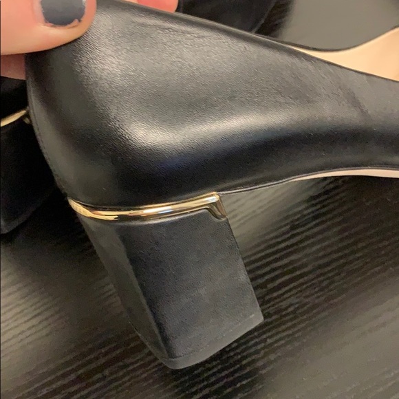 Cole Haan Black and Gold Heels - Picture 5 of 8